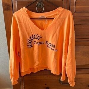 Out From Under NWOT Women’s Orange Sweatshirt Size Small.